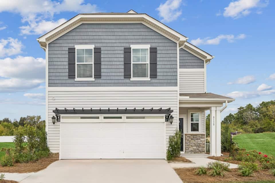 Meadow Creek Village exterior in Locust NC Meadow Creek Village Century Communities home exterior Locust NC
